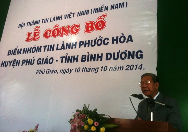 New Protestant Congregations established in provinces  of Binh Duong and Khanh Hoa 